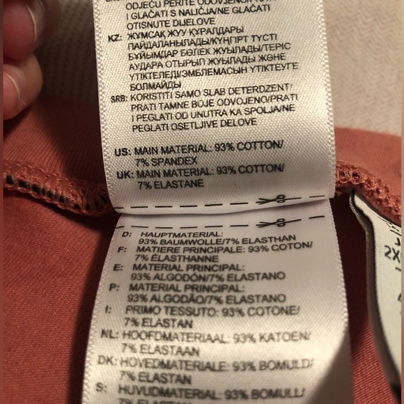 Adidas Ash Pink Cotton Leggings - Picture 4 of 5